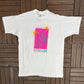 July 4th Fifth Season Race Graphic Tee| Size X-Large | Vintage 1990s Single Stitch Promotional White T-Shirt |
