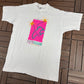 July 4th Fifth Season Race Graphic Tee| Size X-Large | Vintage 1990s Single Stitch Promotional White T-Shirt |