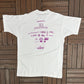 July 4th Fifth Season Race Graphic Tee| Size X-Large | Vintage 1990s Single Stitch Promotional White T-Shirt |