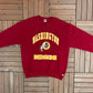 Washington Redskins Graphic Crewneck | Size X-Large | Vintage 1990s Red NFL Football Sweater |