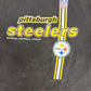 Pittsburgh Steelers Graphic Tee | Size Large | Vintage 1990s NFL Football Black T-Shirt |
