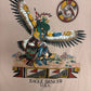 Eagle Dancer, USA Graphic Tee | Size Medium | Vintage 1990s Scenic Pink T-Shirt |