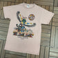 Eagle Dancer, USA Graphic Tee | Size Medium | Vintage 1990s Scenic Pink T-Shirt |