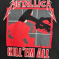 Metallica Kill 'Em All Graphic Tee | Size Small | Vintage 2000s Rock Band Black T-Shirt |