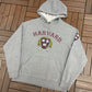 Harvard University Graphic Hoodie | Size Small | Vintage 2000s College Grey Sweatshirt |