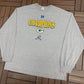Green Bay Packers NFC Champions 2010 Graphic Tee | Size XX-Large | Vintage 2000s NFL Football Grey T-Shirt |
