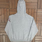 Harvard University Graphic Hoodie | Size Small | Vintage 2000s College Grey Sweatshirt |