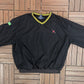 Polo Golf BMW Golf Cup Graphic Windbreaker | Size X-Large | Vintage 2000s Golf Black Windbreaker |