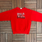 Dale Earnhardt Jr. Graphic Crewneck | Size Small | Vintage 2000s NASCAR Racing Red Sweater |