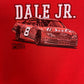 Dale Earnhardt Jr. Graphic Crewneck | Size Small | Vintage 2000s NASCAR Racing Red Sweater |