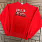 Dale Earnhardt Jr. Graphic Crewneck | Size Small | Vintage 2000s NASCAR Racing Red Sweater |