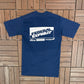 Federal Express Graphic Tee | Size Medium | Vintage 1980s Promotional Blue T-Shirt |