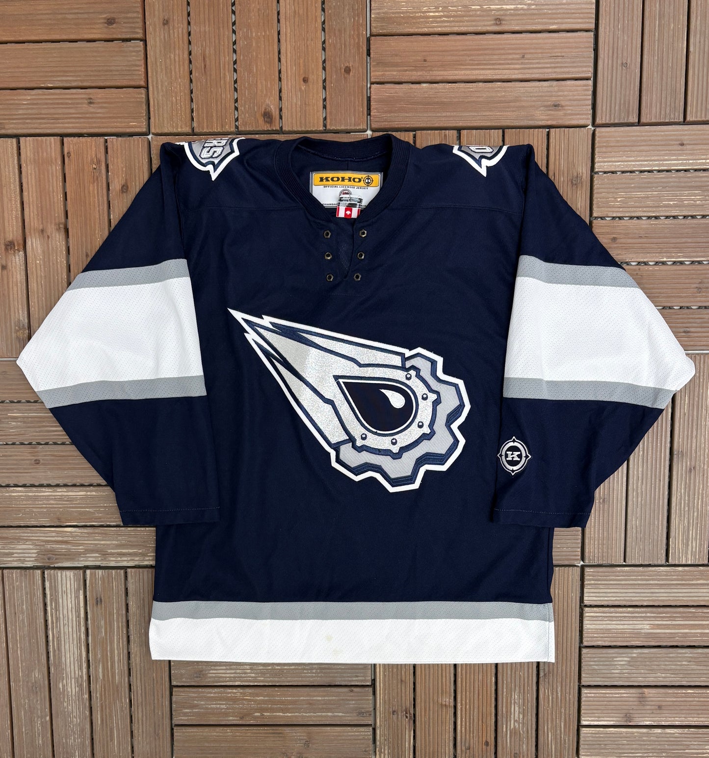 Edmonton Oilers Ryan Smyth Hockey Jersey | Size Medium | Vintage 2000s Hockey Koho Blue Jersey |