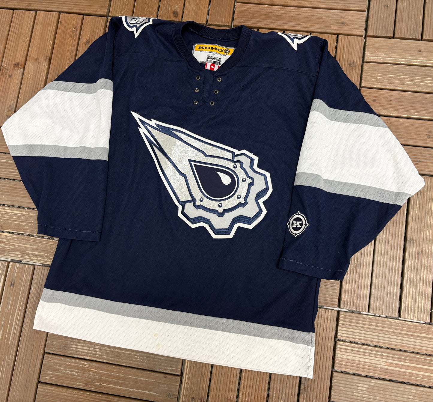 Edmonton Oilers Ryan Smyth Hockey Jersey | Size Medium | Vintage 2000s Hockey Koho Blue Jersey |