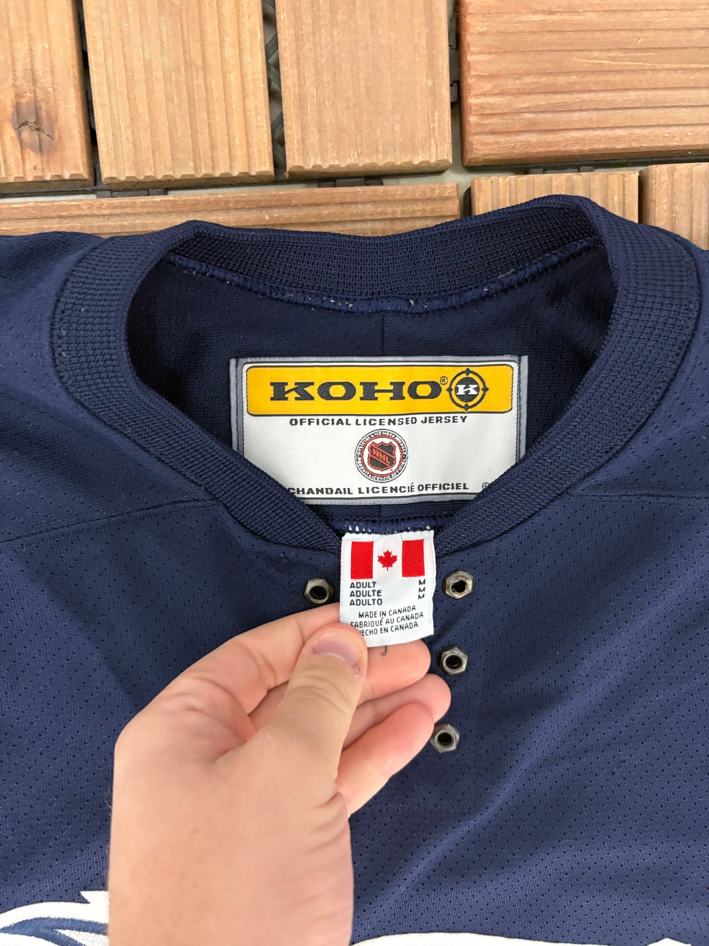 Edmonton Oilers Ryan Smyth Hockey Jersey | Size Medium | Vintage 2000s Hockey Koho Blue Jersey |