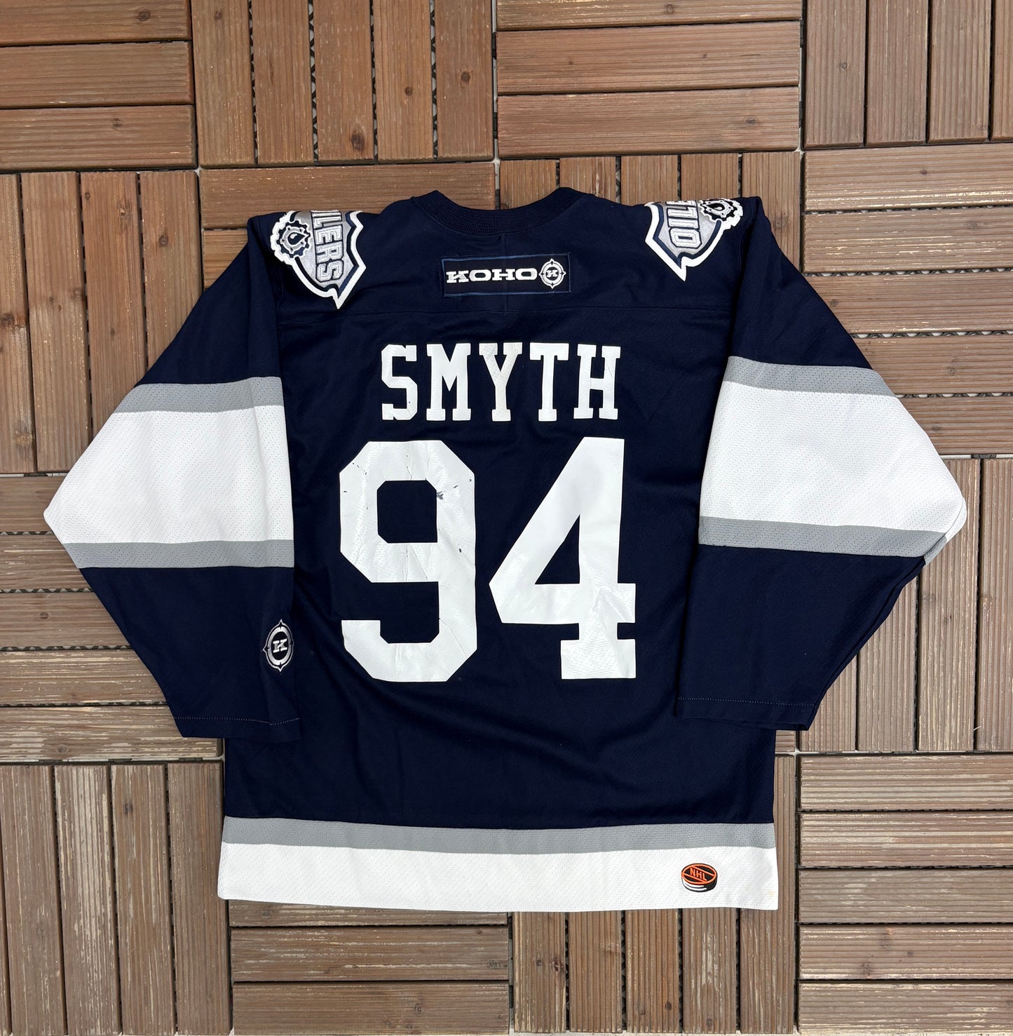 Edmonton Oilers Ryan Smyth Hockey Jersey | Size Medium | Vintage 2000s Hockey Koho Blue Jersey |
