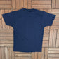 Toledo Mud Hens Graphic Tee | Size Large | Vintage 1990s MiLB Baseball Blue T-Shirt |