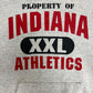 Property of Indiana Athletics Graphic Hoodie | Size Medium | Vintage 1990s College Grey Sweater |