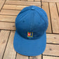 Nike Tennis Embroidered Graphic Hat | Metal Clasp | Vintage 1990s Branded Blue Cap |