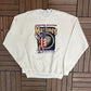 United States Marines Semper Fidelis Graphic Crewneck | Size X-Large | Vintage 1990s Promotional White Sweater |