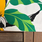 Caryn Elliott Tropical Macaw Graphic Tee | One Size | Vintage 1990s Tourist White T-Shirt |