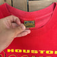 Houston Rockets Back To Back Champions Graphic Tee | Size Large | Vintage 1990s NBA Basketball Red T-Shirt |