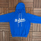 St. John's Newfoundland, Canada Graphic Hoodie | Size Large | Vintage 1990s Blue Tourist Sweater |