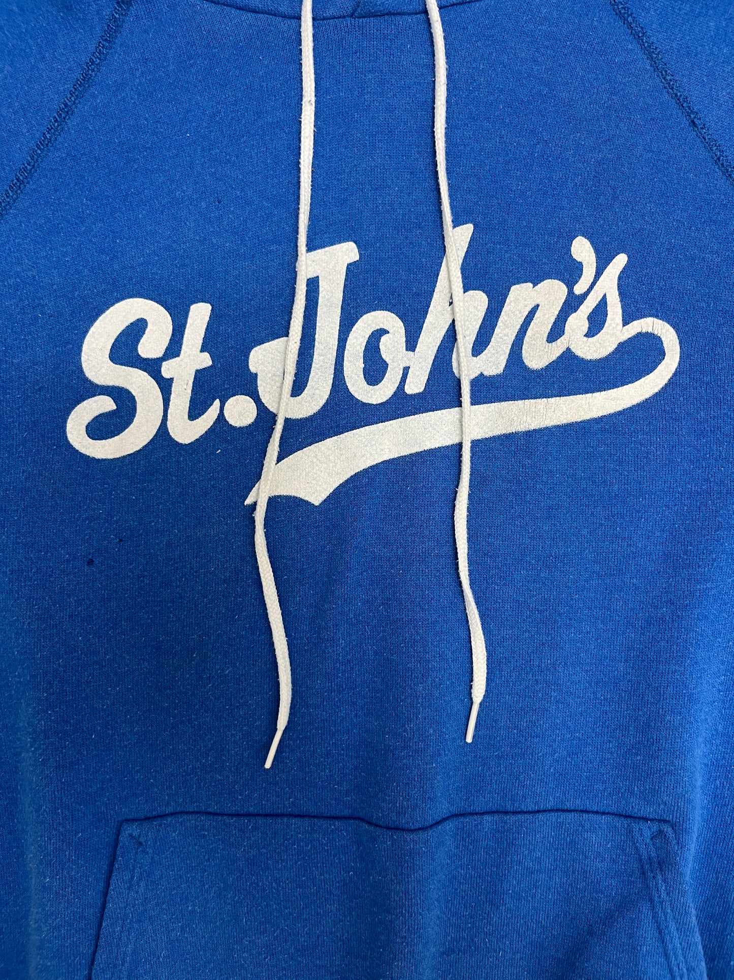 St. John's Newfoundland, Canada Graphic Hoodie | Size Large | Vintage 1990s Blue Tourist Sweater |