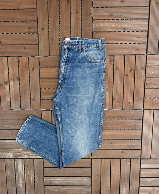 Levi Strauss & Co 540 Blue Orange Tab Jeans | Size 36 x 32 | Vintage 1990s Levi's Blue Denim |