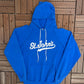 St. John's Newfoundland, Canada Graphic Hoodie | Size Large | Vintage 1990s Blue Tourist Sweater |