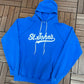 St. John's Newfoundland, Canada Graphic Hoodie | Size Large | Vintage 1990s Blue Tourist Sweater |