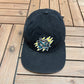 Hamilton Steelheads Graphic Hat | Metal Clasp | Vintage 1990s Promotional Black Cap |