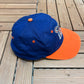 Detroit Tigers Embroidered Graphic Hat | Snap Back | Vintage 2000s MLB Baseball Blue Cap |