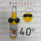 Sol Cerveza Monterey, Mexico Graphic Tee | Size Large | Vintage 1990s Promotional Grey T-Shirt |