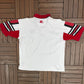 Wisconsin Badgers Embroidered Graphic Tee | Size X-Large | Vintage 1990s College White T-Shirt |