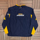 Buffalo Sabres Stitched Graphic Windbreaker | Size XX-Large | Vintage 2000s NHL Hockey Blue Jacket | (Copy)