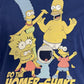 The Simpsons Do The Homer-Shake Graphic Tee | Size Large | Vintage 2000s Cartoon Promotional Blue T-Shirt |