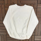 Super Bowl XXXI Squeeze The Cheese Graphic Crewneck | Size Small | Vintage 1990s NFL Football White Sweater |