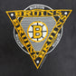 Boston Bruins Graphic Tee | Size Medium | Vintage 1990s NHL Hockey Black Long Sleeve |