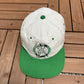 Boston Celtics Embroidered Graphic Hat | Snap Back | Vintage 2000s NBA Basketball Grey Cap |