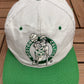 Boston Celtics Embroidered Graphic Hat | Snap Back | Vintage 2000s NBA Basketball Grey Cap |
