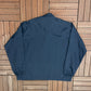 Chevrolet Stitched Graphic Windbreaker | Size X-Large | Vintage 1980s Promotional Blue Jacket |