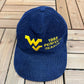 West Virginia Mountaineers 1988 Perfect Season Graphic Hat | Snap Back | Vintage 1980s College Football Blue Cap |