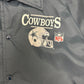 Dallas Cowboys Graphic Jacket | Size Small | Vintage 1980s NFL Football Blue Jacket |