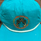 LPGA Chicago Sun-Times Shootout Graphic Hat | Metal Clasp | Vintage 1990s Golf Teal Cap |