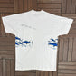 Marine Services San Juan Graphic Tee | Size X-Large | Vintage 1990s Single Stitch White T-Shirt |