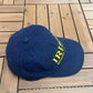 Notre Dame Fighting Irish Graphic Hat | Snap Back | Vintage 1990s College Sports Blue Cap |