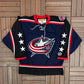 Columbus Blue Jackets Rick Nash Hockey Jersey | Size Medium | Vintage 2000s Hockey Koho Blue Jersey |