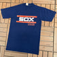 Chicago White Sox Graphic Tee | Size Small | Vintage 1980s MLB Baseball Blue T-Shirt |