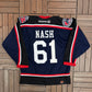 Columbus Blue Jackets Rick Nash Hockey Jersey | Size Medium | Vintage 2000s Hockey Koho Blue Jersey |